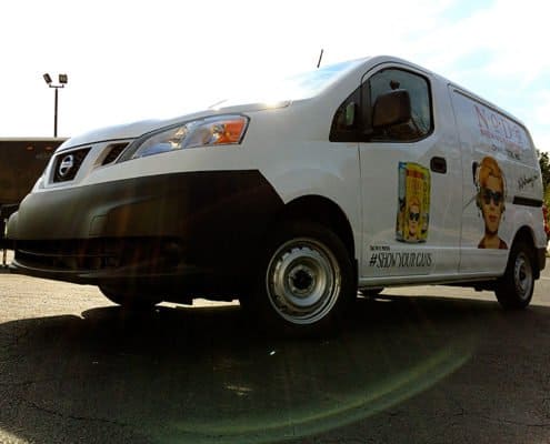 Noda Brewing company fleet wrap company fleet wrap