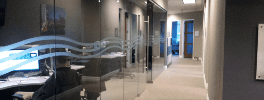 River Rock Capital - Glass Divider Graphics