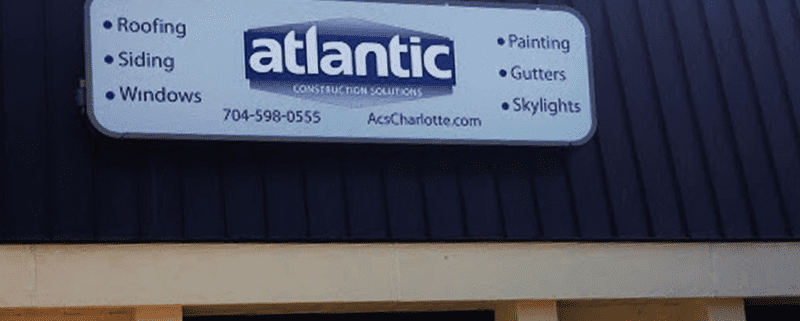 Atlantic - Lighted Cabinet Sign