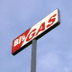 BJ's Gas - Lighted Pylon Sign