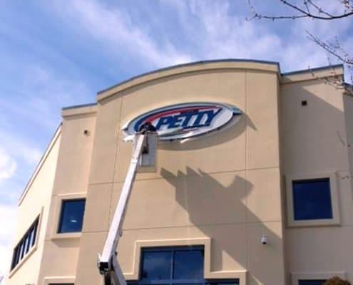 Petty Motorsports Channel Letter Sign Petty Motorsports Channel Letter Sign