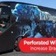 Perforated window graphics